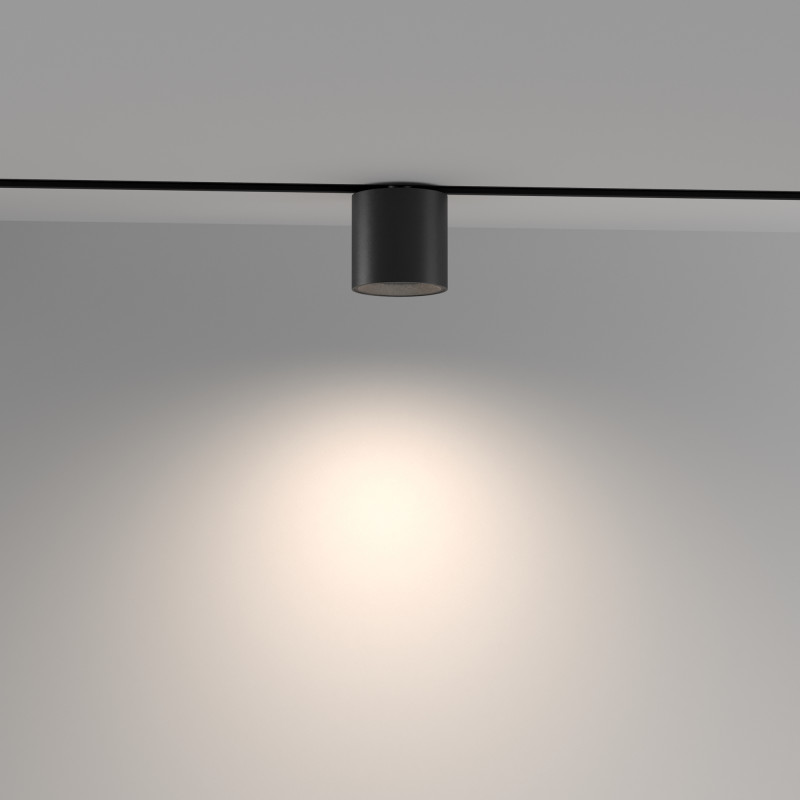 Светильник 5,3*5,3*9,6 см, LED, 7W, Maytoni Technical Alfa S TR132-4-7W-DS-B черный, 3000-6000K, 36°, Dim Exility
