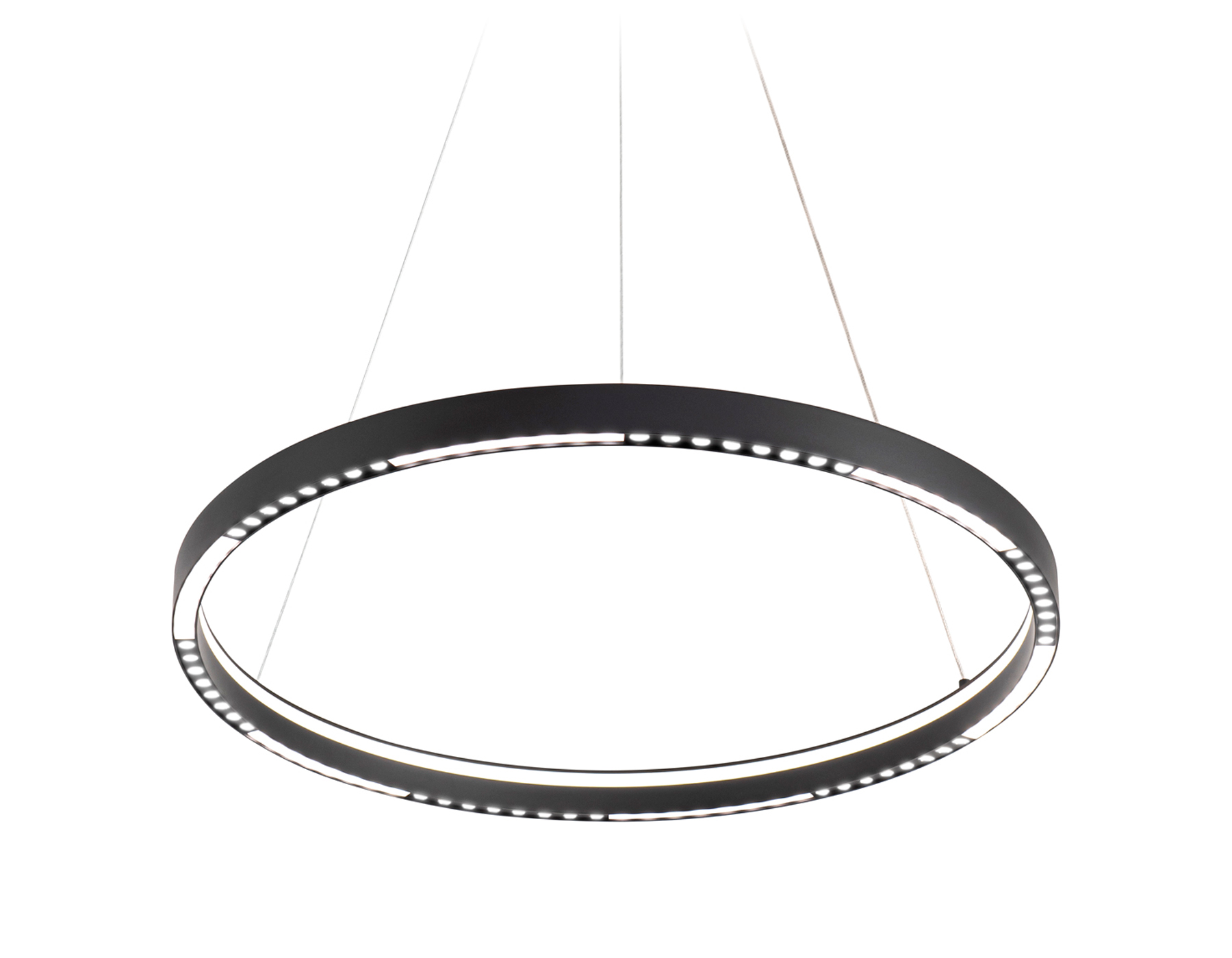 Светильник подвесной 60*3,5*60 см, LED 35W, 3000К, черный Ambrella Comfort LineTech FL5852