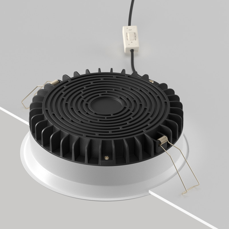 Светильник 18 см, 24W, 3000-6000K, Technical DL055-24W3-4-6K-W, белый