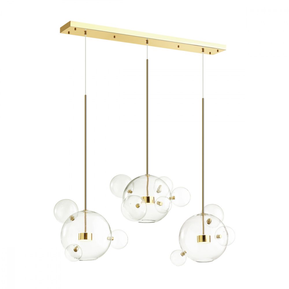 Светильник подвесной Odeon Light Bubbles 4640/36L, 36W LED, 4000K, золото