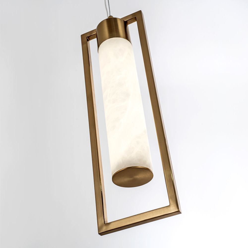 Подвесной светильник 12*6*45/100 см, 1*Е14 MODESTYLE MS.165.120 BS латунь