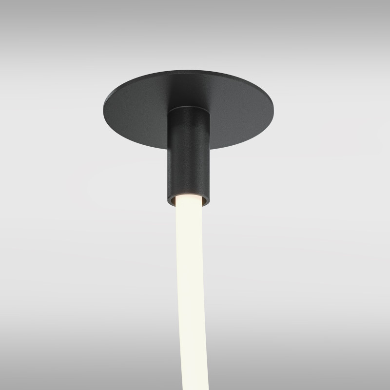 Подвесной светильник  400 см, LED 1 40W, 3000К, Черный Maytoni Tau MOD146PL-L40B3K