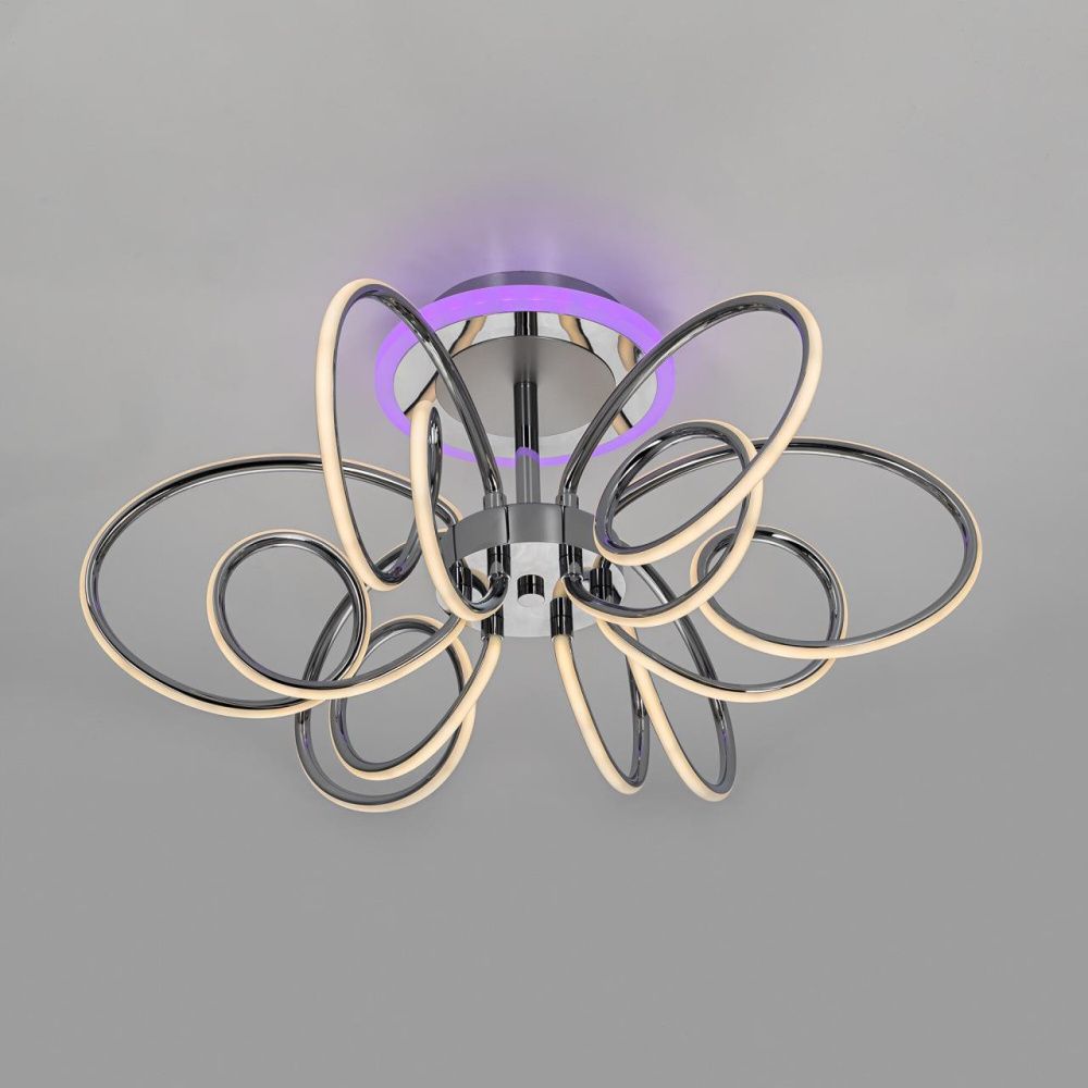 Светильник 62 см, 100W, 3000-5500K, Citilux SALMA SMART CL224A161 RGB, хром
