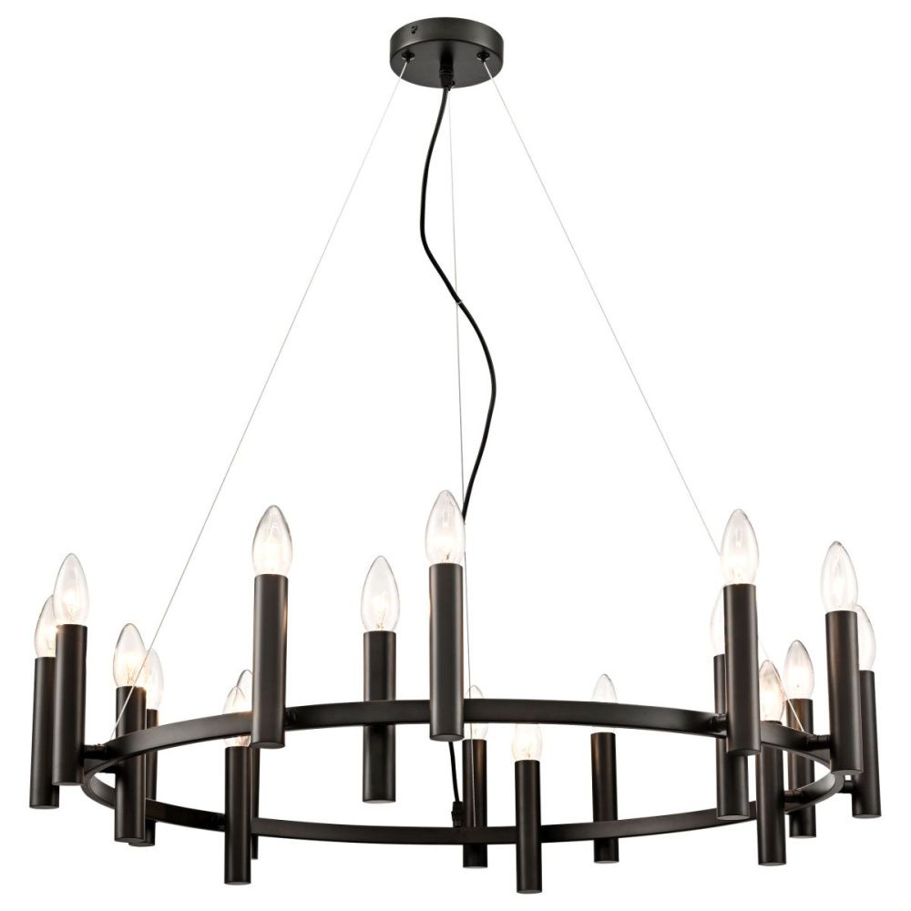 Подвесная люстра 84 см, Velante 367-023-18, черный