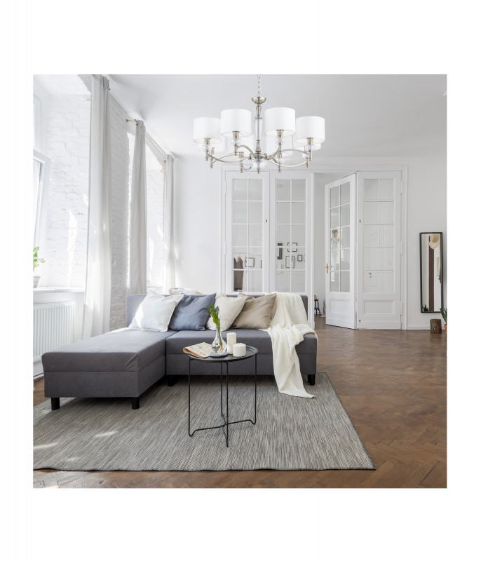 Подвесная люстра Maytoni Alicante MOD014CL-08N, белый, диаметр 82см