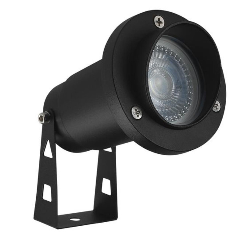 Встраиваемый в грунт светильник 11*8*25 cм, 1*GU10*35W Arte Lamp Elsie A1522IN-1BK черный