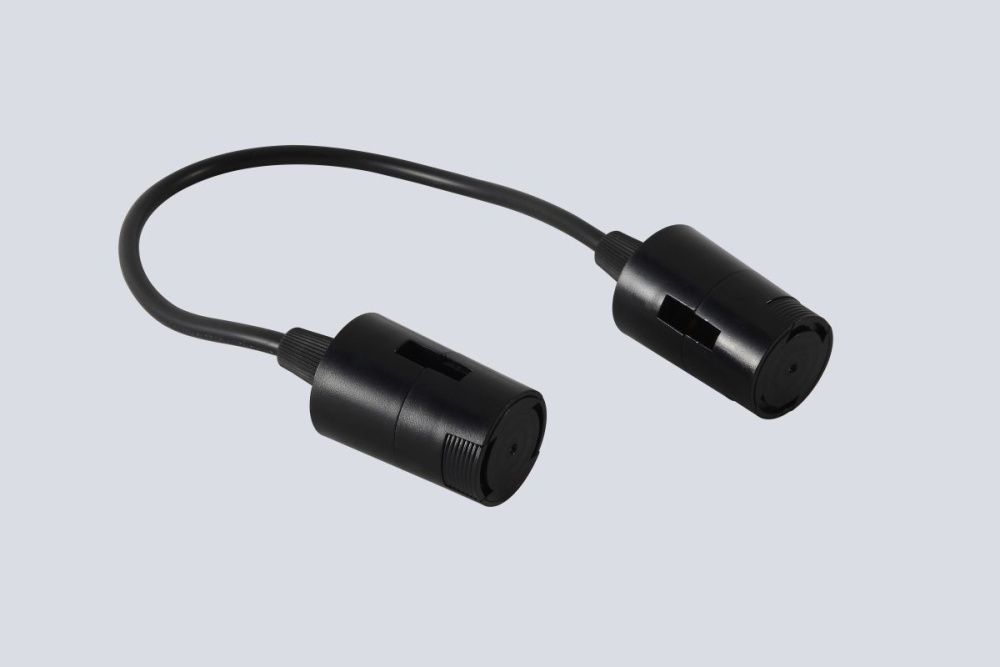 Крепление подвесное с двойным фиксатором для гибкой магнитной системы Crystal Lux Trace 48V CLT 0.217 04 BL, черный