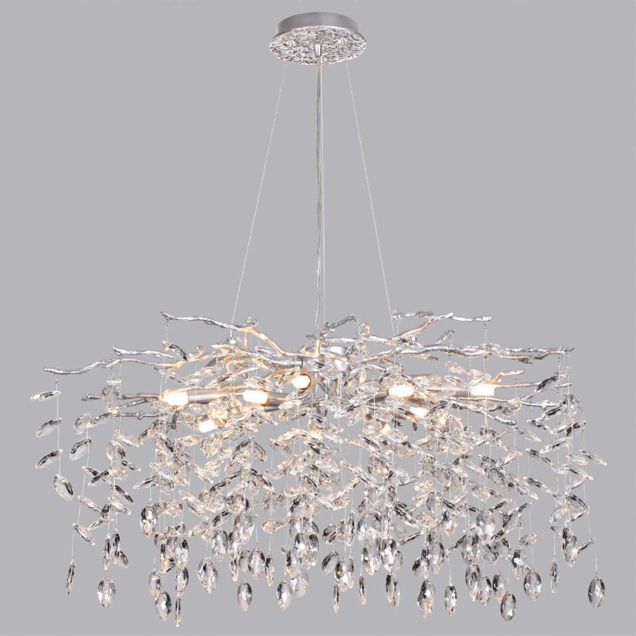 Люстра 60*60*150 см, 10 G9*40W, Odeon Light Delica, хром 4970/10