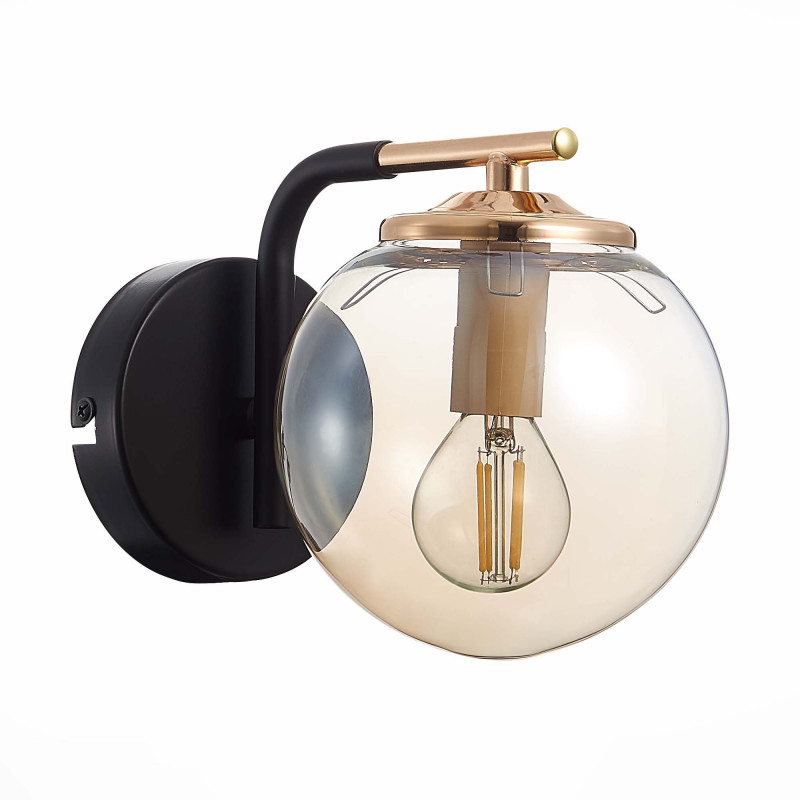 Бра 13 см,  EVOLUCE LITERNO SLE106901-01 Черный