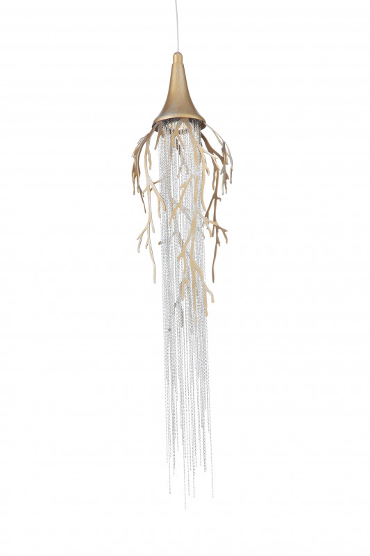 Подвес 12 см, 5W 3000K ST LUCE SALICA SL1116.203.01 Золотистый с патиной