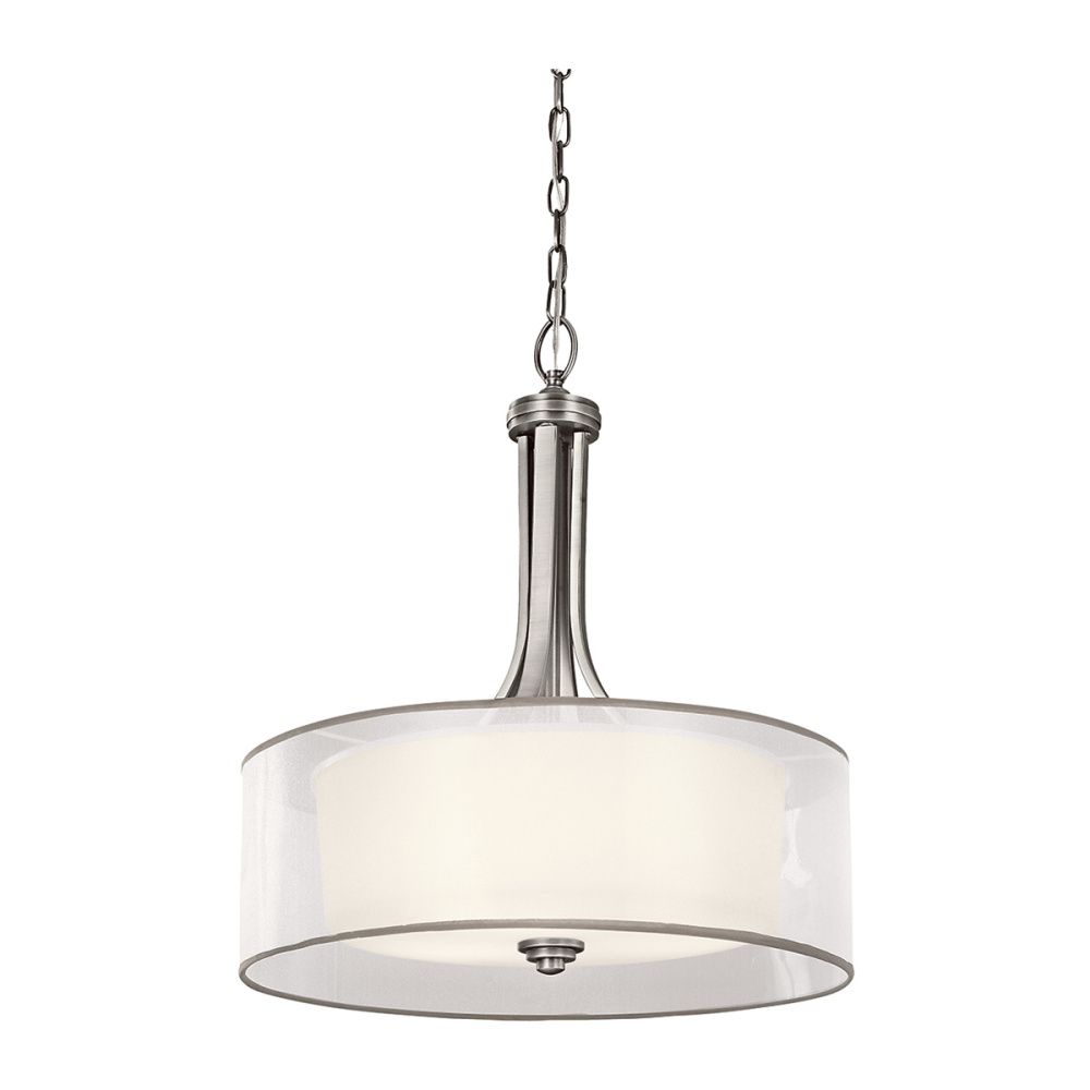 Подвесной светильник *51*60-256 см, E27*60W, Natural Concepts Kichler Lacey QZ-BARBOUR1-HO, серый