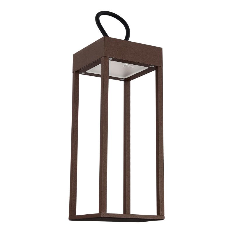 Уличный настольный светильник 12*12*30 см, 1*LED*4W, 3000K, ST-Luce PALO SL9521.603.01, коричневый