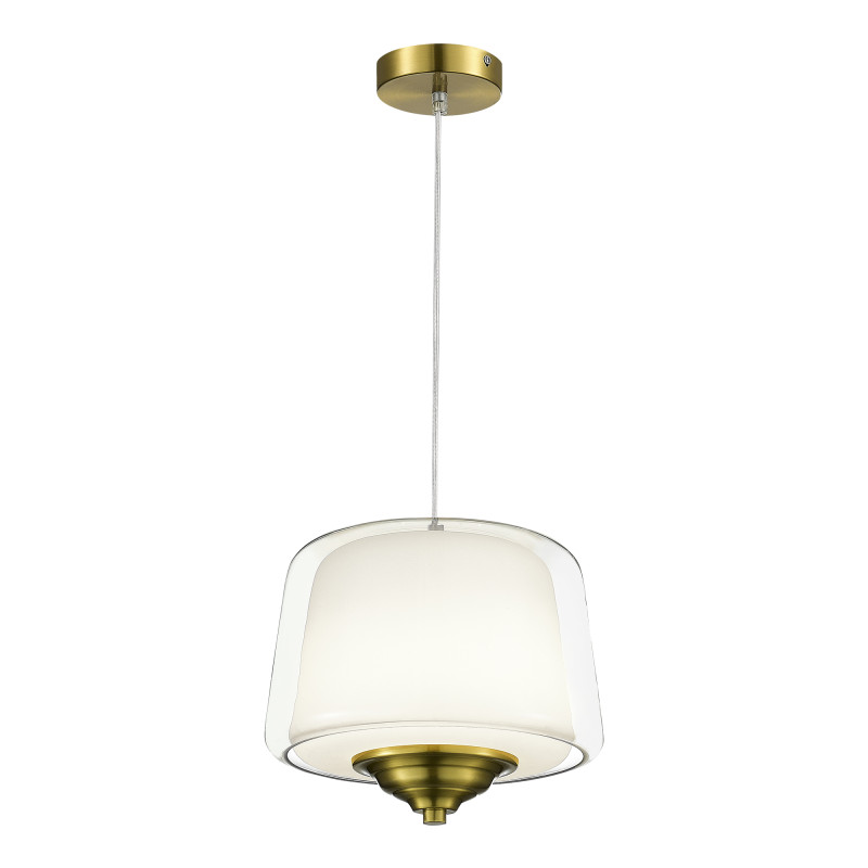 Подвесной светильник 29*200 см, LED, 18W,  3000К, ST-Luce PANDORA SL6127.303.01 латунный