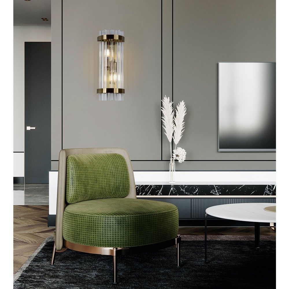 Бра 17*10*40 см, Е14 2x40W, Золото MODELUX ML.514.02 GD