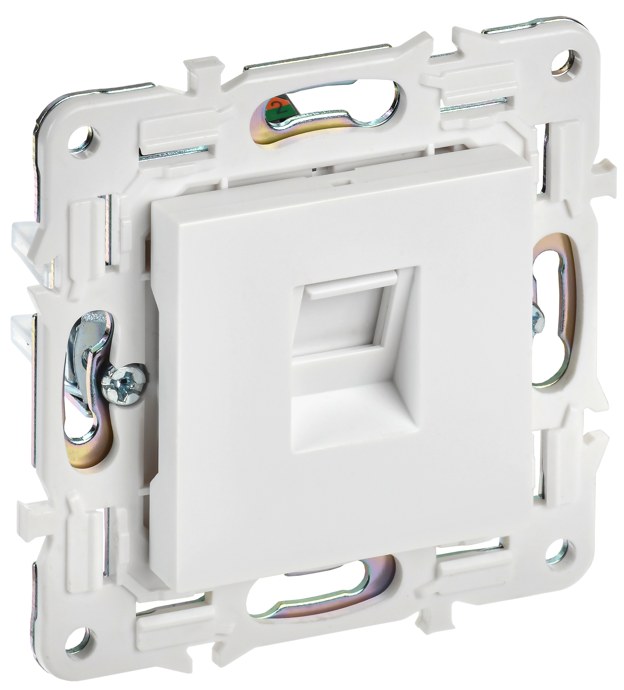 SKANDY Розетка комп. RJ45 кат.6 SK-K02W арк. бел. IEK, SK-K10-2-K01