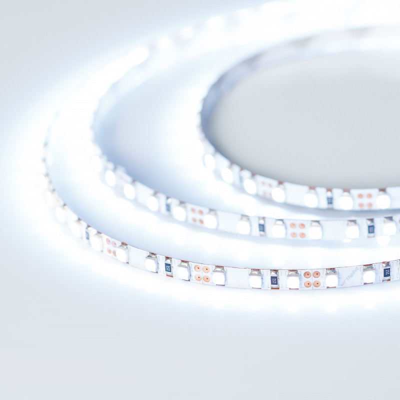 Лента RT 2-5000 24V Cool 15K 5mm 2x (3528, 600 LED, LUX) (Arlight, 9.6 Вт/м, IP20) 015661(B). Цена указана за 5 метров. Продается кратно 5 метрам.