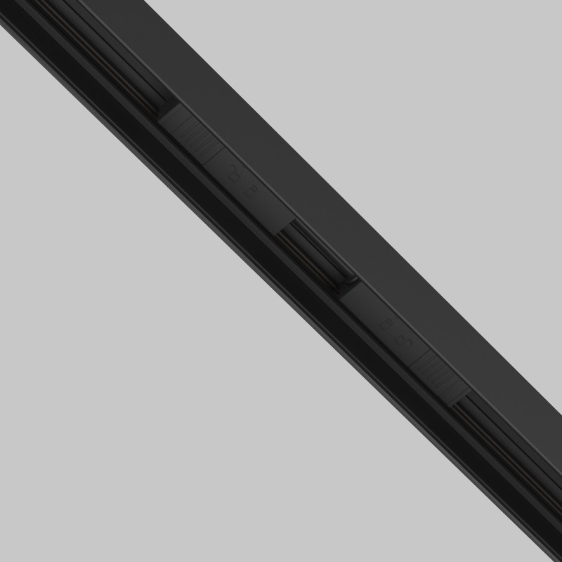 Подвод питания 15,2*1,7*1,9 см, Maytoni Technical Accessories for tracks Exility TRA034CPC-42B-5-1 черный
