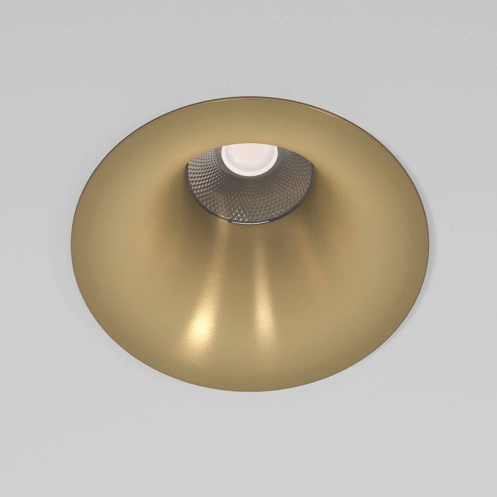 Потолочный акцентный светильник 8*8*6 см, LED, 15W, 4000K, Elektrostandard Bliss 25070/LED, латунь