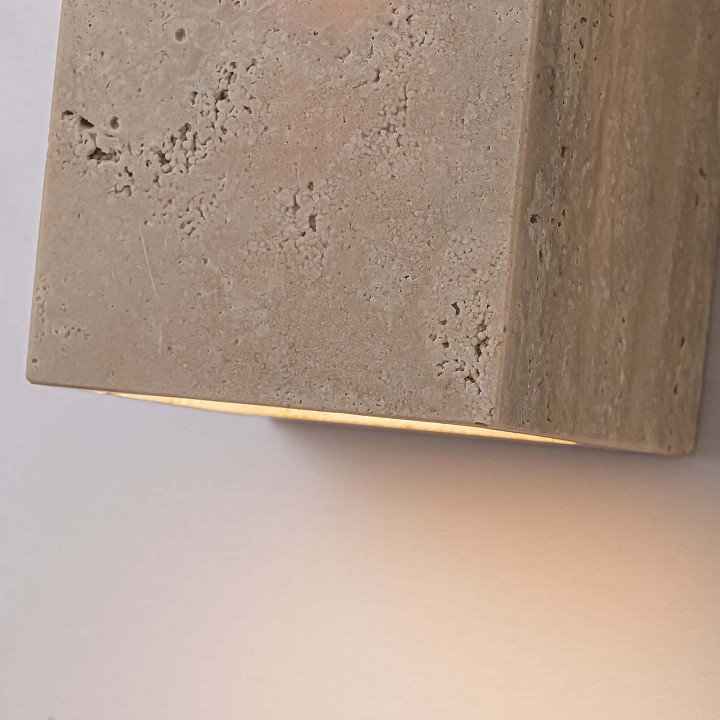 Накладной светильник 16 см, Favourite Limestone 4652-2W, коричневый