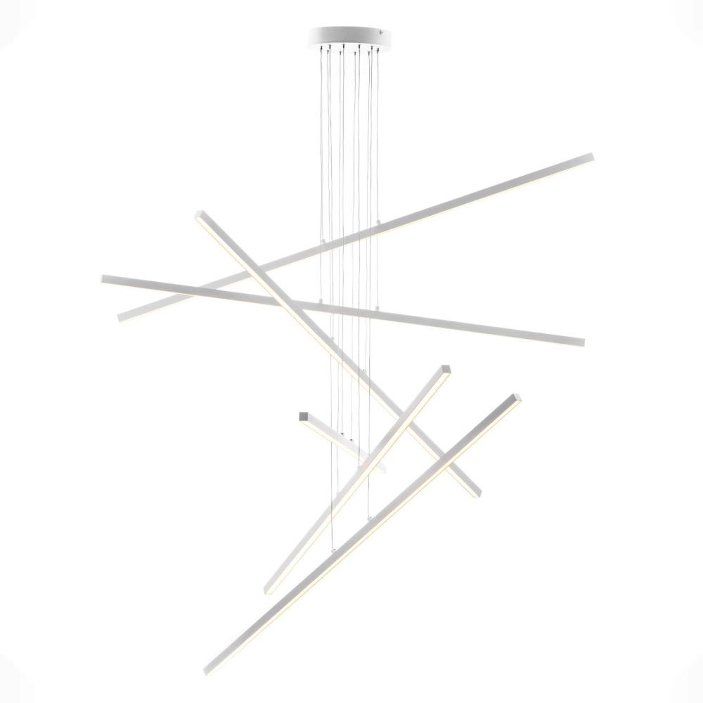 Подвесная люстра 120*125 см, 180W, 3000-6000K, Citilux Стиг CL203260 белый