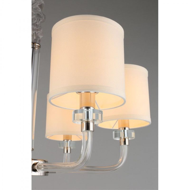 Подвесная люстра 69*65-150 см, 6*E14, 40W, Aployt Mona APL.729.03.06, хром