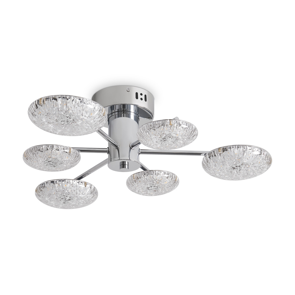 Потолочный светильник 16 см, LED*32W, 2700K, Freya Plane FR5531CL-L32CH, Хром