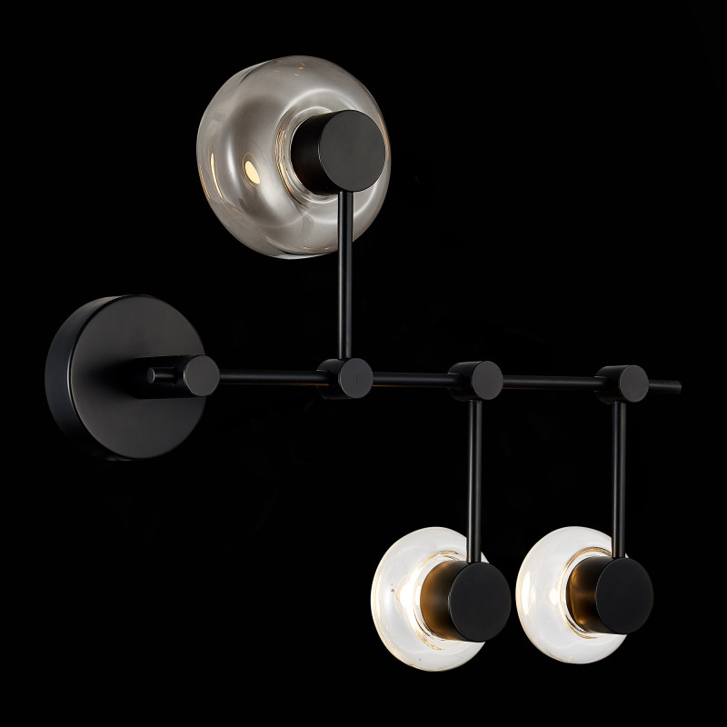 Светильник настенно-потолочный 47 см, 9W 3000K ST LUCE VALLO SL6005.401.03 Черный