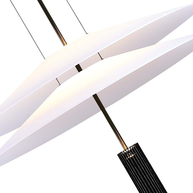 Люстра подвесная 50 см, 10W 3000K ST LUCE ISOLA SL6101.403.01 Черный