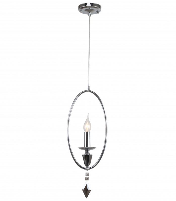 Светильник подвесной 18*8*55/150 см, 1*E14 40W Хром Stilfort Grace 1053/09/01P