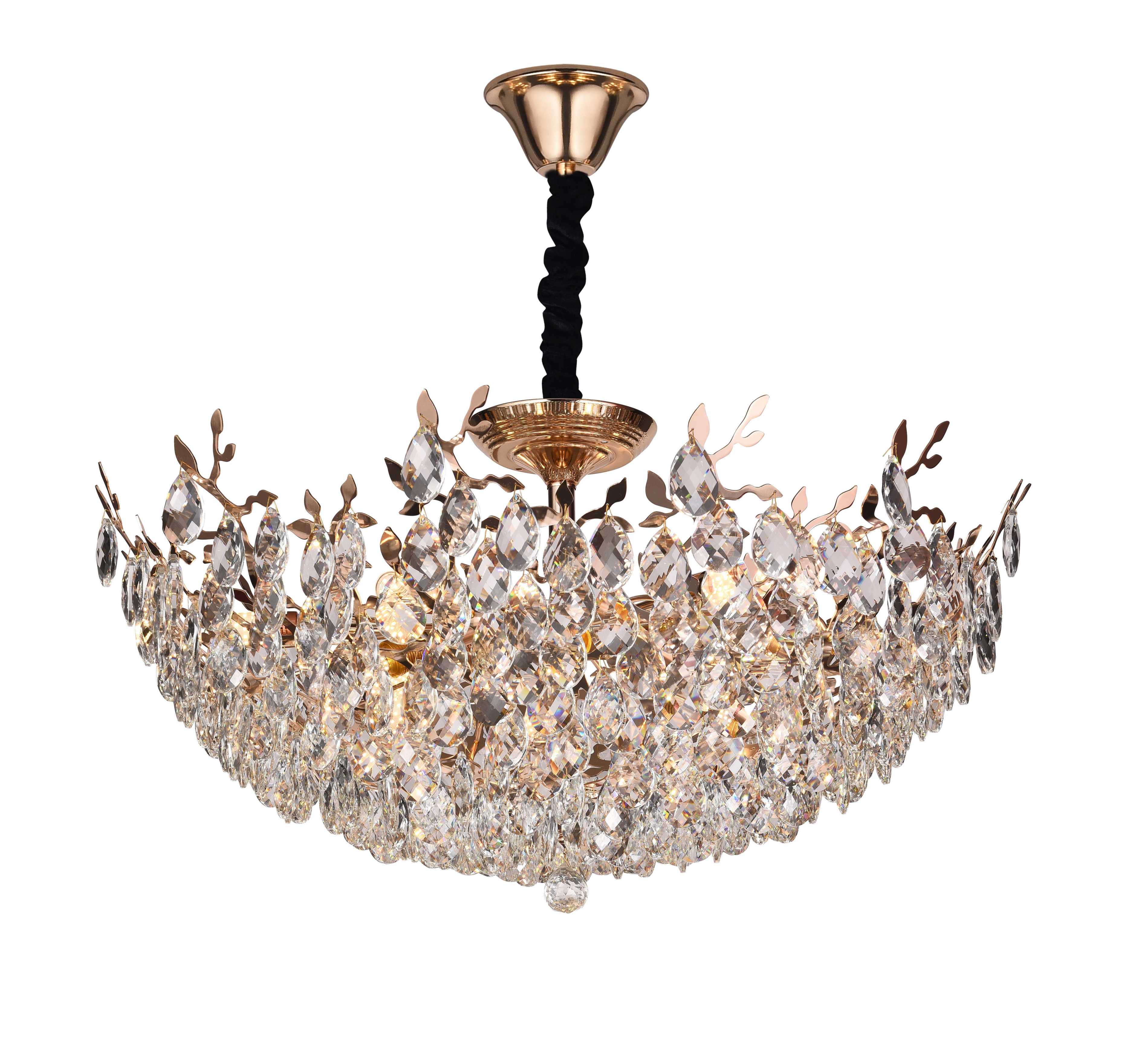Люстра 1000*460, 12*E14, 40W NewRgy Cristallo 9308/12 FGD, Золото