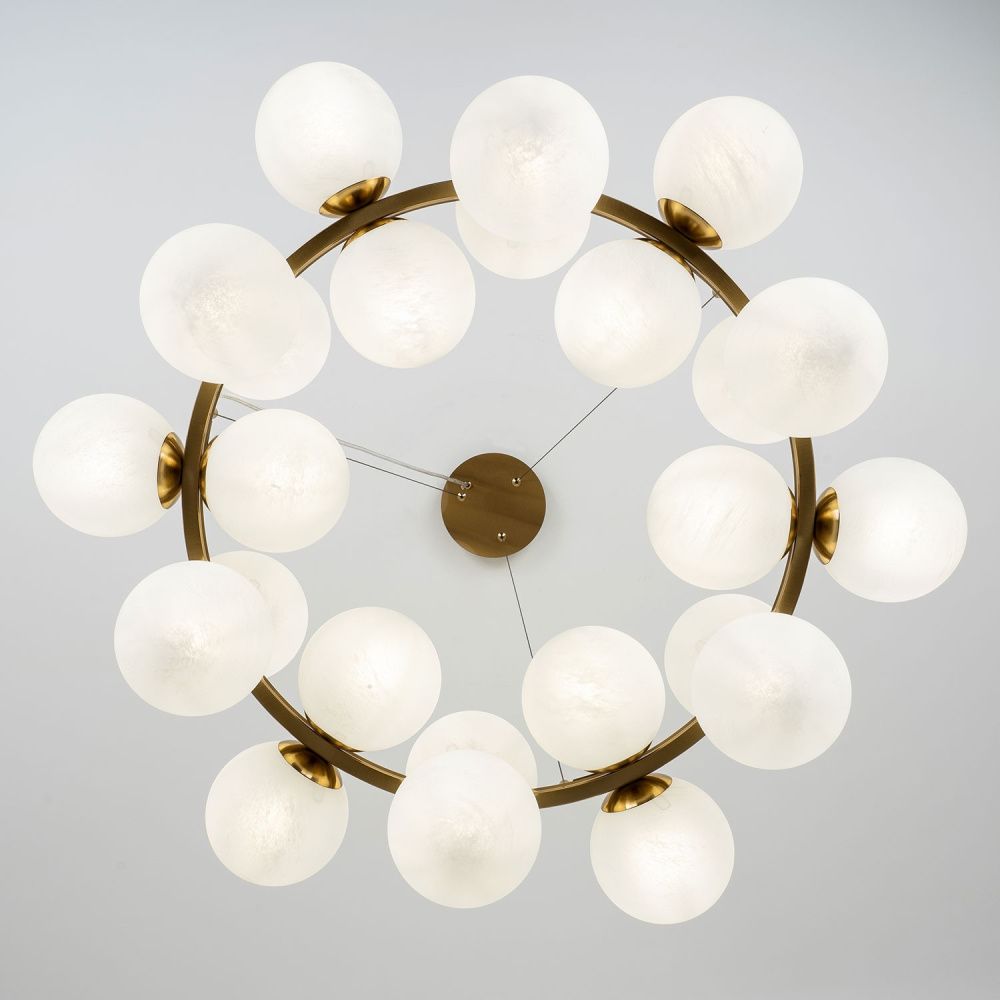 Подвесной светильник 85*80/120 см, 24*Е14 MODESTYLE MS.6117.24 BS латунь