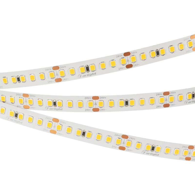 Лента UL-A168-10mm 24V Warm2700 (17 W/m, IP20, 5m) (Arlight, 7 лет) 042327. Цена указана за 5 метров. Продается кратно 5 метрам.