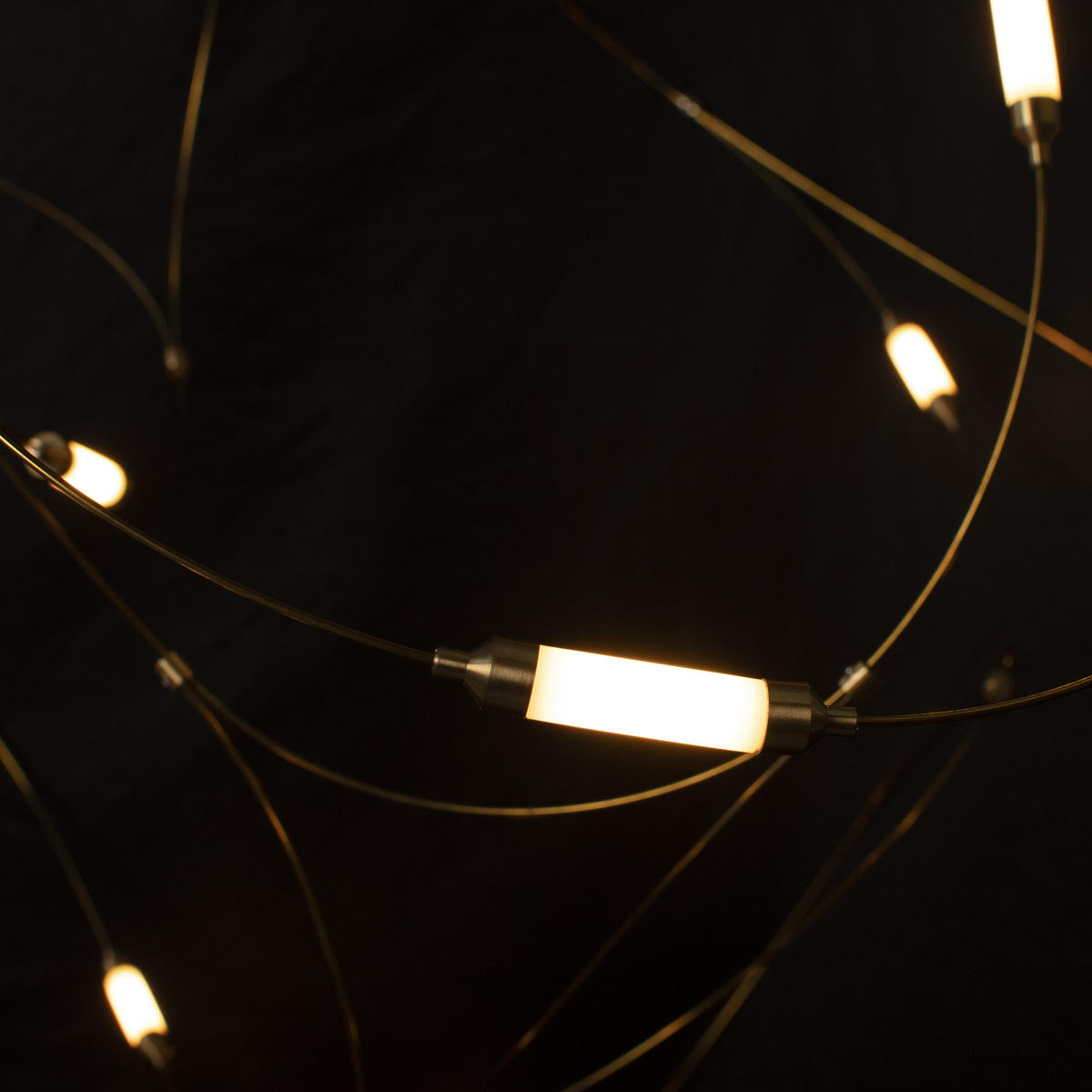 Подвесной светильник 85*135*80 см, 21*LED*0,5W 3000K LOFT IT Flock of Light 10309/21 бронза, белый