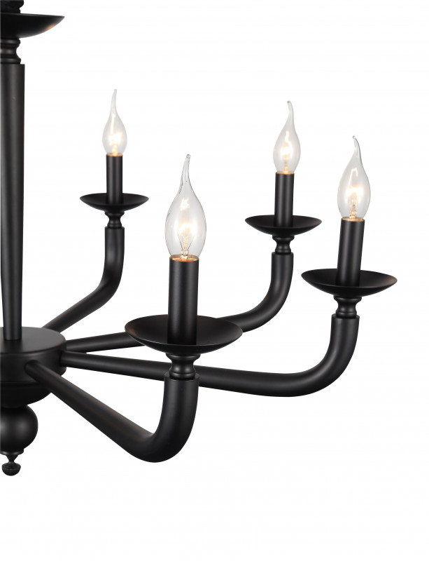 Люстра подвесная 84 см, ST LUCE FORTEZA SL1114.403.08 Черный