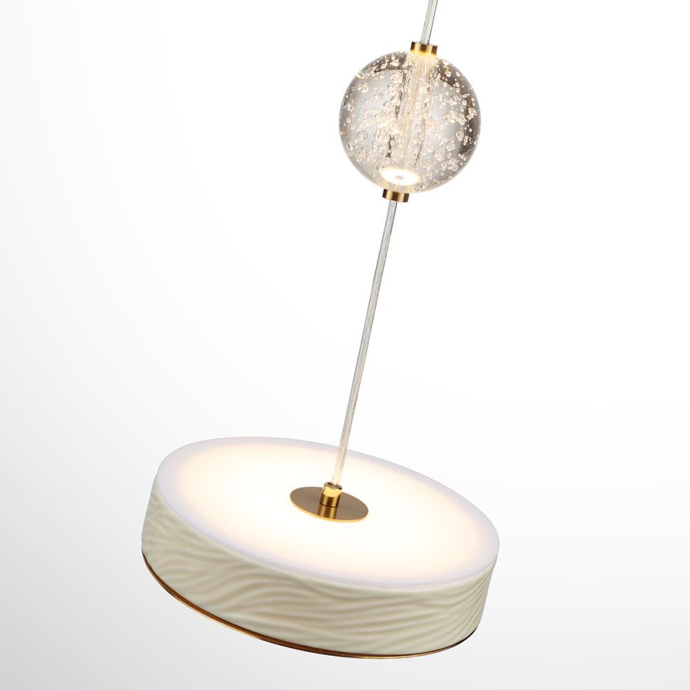 Светильник 22 см, 32W, 2000-4000K, Odeon Light 5450/32L, бронза