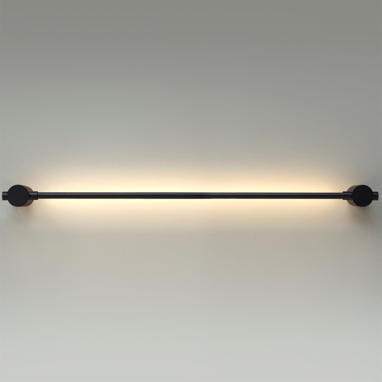 Бра 91 см, 8W, 3000K, Odeon Light DALIA 4395/8WL, черный