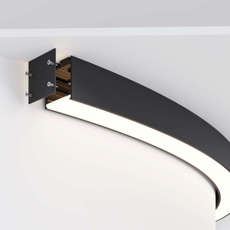 Радиусный профиль Maytoni Led strip ALM-3535R-B-D-90°-1.5M, черный