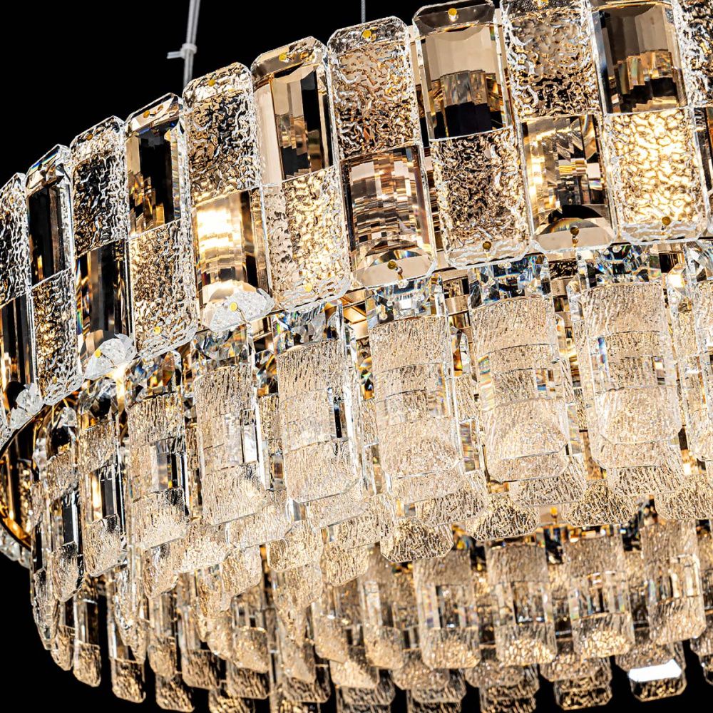 Люстра 50*16,5*-18 см, 7*Е14*40W, Modelux  ML.7039.500 GD, Золото