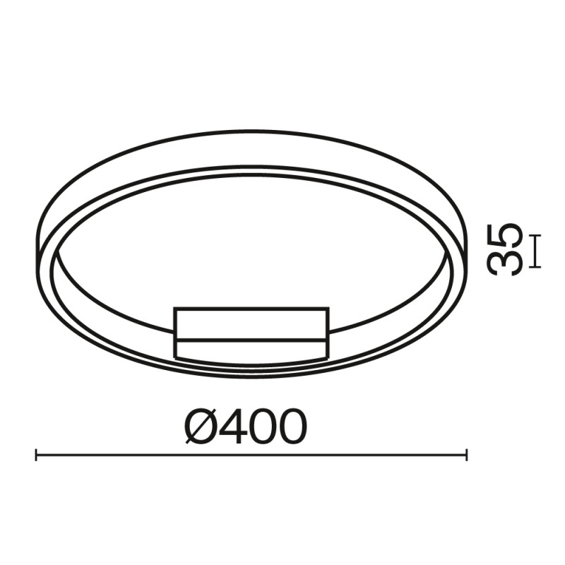 Накладной светильник 40*40*3,5 см, LED, 24W, 2600К-3500К, Maytoni Rim MOD058CL-L25BSK латунный