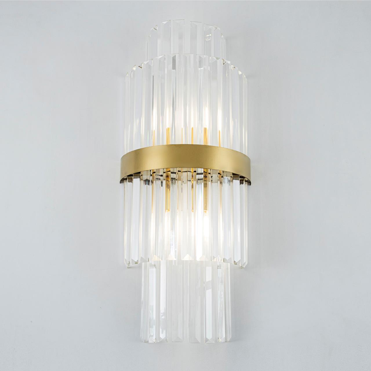 Бра 23*12*55 см, Е14 2x40W, Латунь MODELUX ML.504.02 BS
