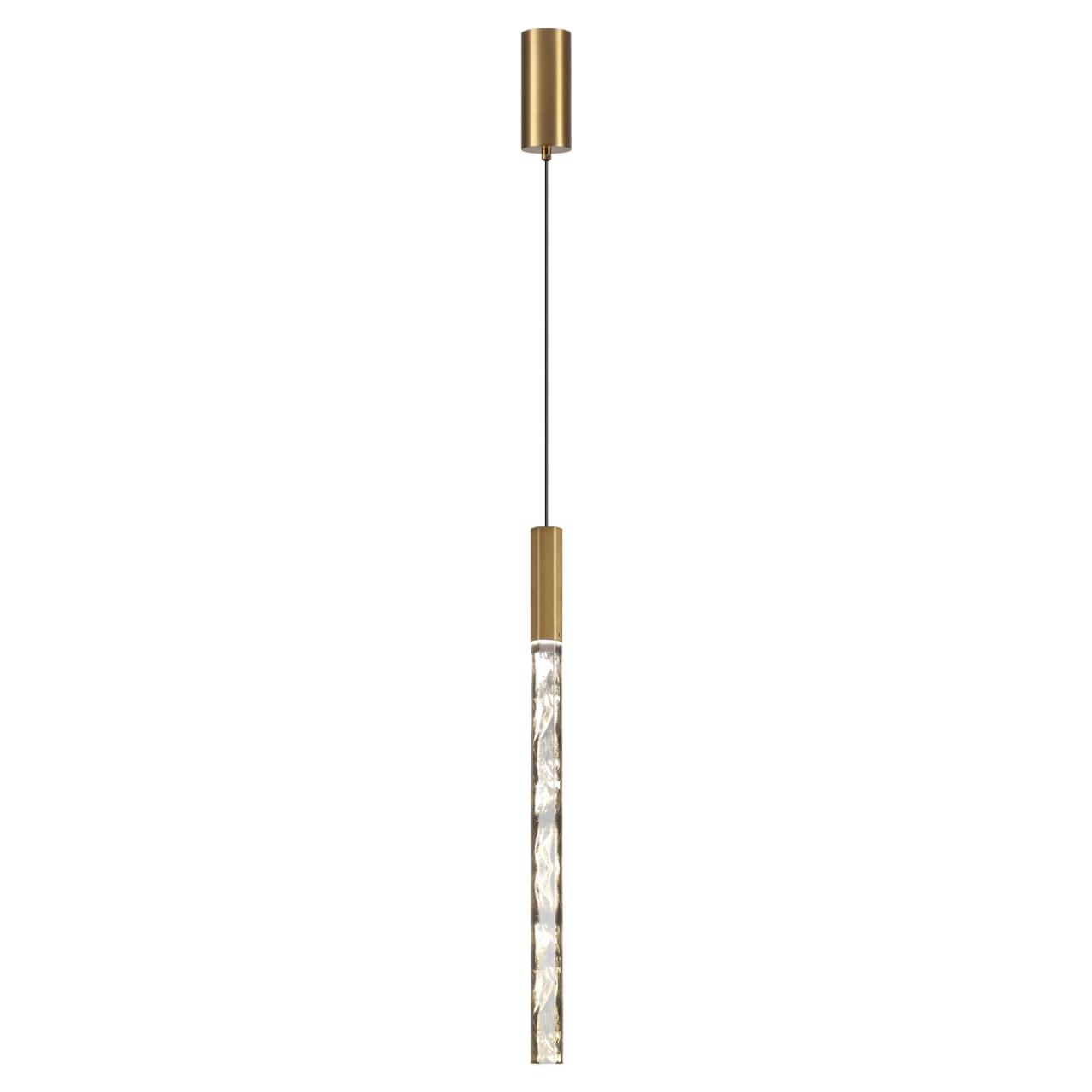 Подвесной светильник 3,2*190 см, 1 LED*4W, 3000 К, Odeon Light Aletta, античная бронза 6679/4L