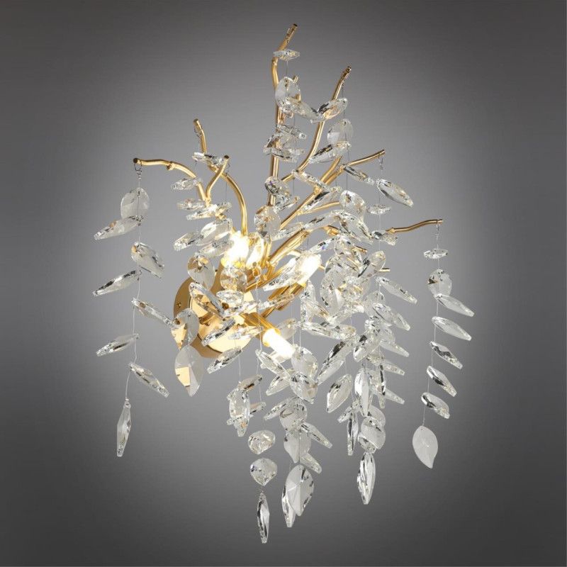 Бра 28*40*50 см, 3*G9, 5W, Aployt Gertunia APL.847.01.03, золотой