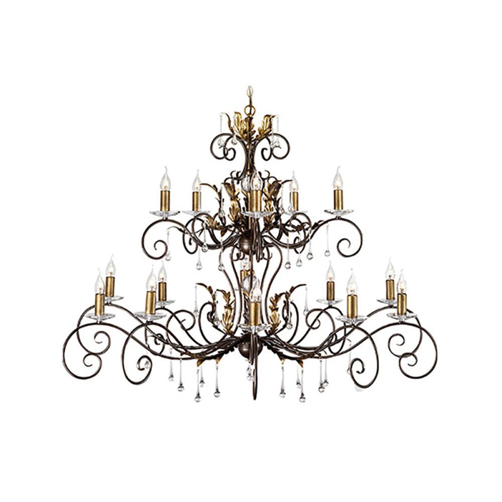 Люстра *125*113-588 см, E14*60W, Natural Concepts Elstead Lighting Amarilli MN5-BLK-GOLD, бронза, золото