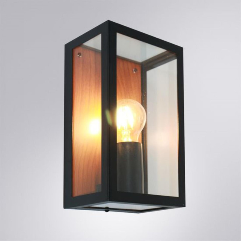 Настенный светильник 15*10*26 cм, 1*E27*60W Arte Lamp Belfast A4569AL-1BR коричневый