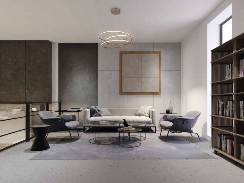Подвесная люстра 73*73*320 см, 3* LED, 78W, 2600К-3500К, Maytoni Nola MOD100PL-L88BSK1 латунный