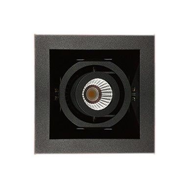 Светильник встраиваемый DL 3014 black, чёрный, LED 15W