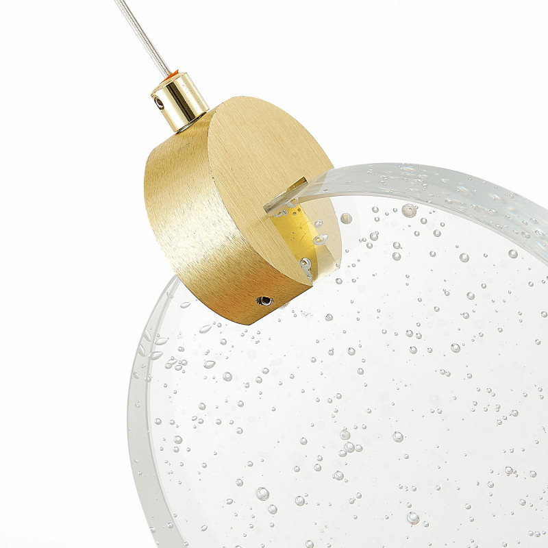 Светильник подвесной 50 см, 27W 3000K ST LUCE Montecelio SL6104.203.09 Золотистый