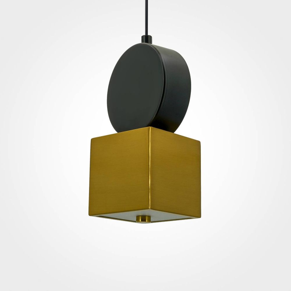 Светильник подвесной *23-150 см, 1*LED*6W, 3000K, Lightera Myanmar LE132L-1GD, Черный