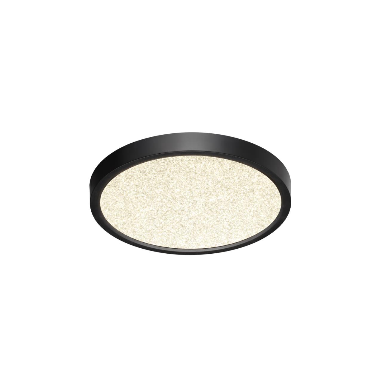 Cветильник 23*2,5 см, LED 18W, 3000/4000 К, IP40, белый/черный, пластик Sonex Omega Black, 7662/18L