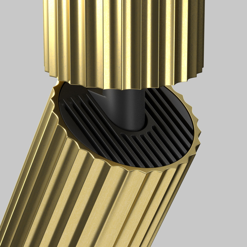 Накладной спот 14 см, Maytoni Calipso C108CL-01-GU10-BS, латунь